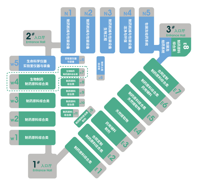 古特生物 展會分布圖